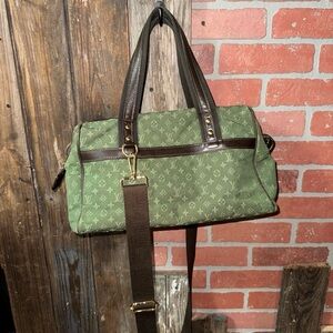 LV Green Denim Mini Lin